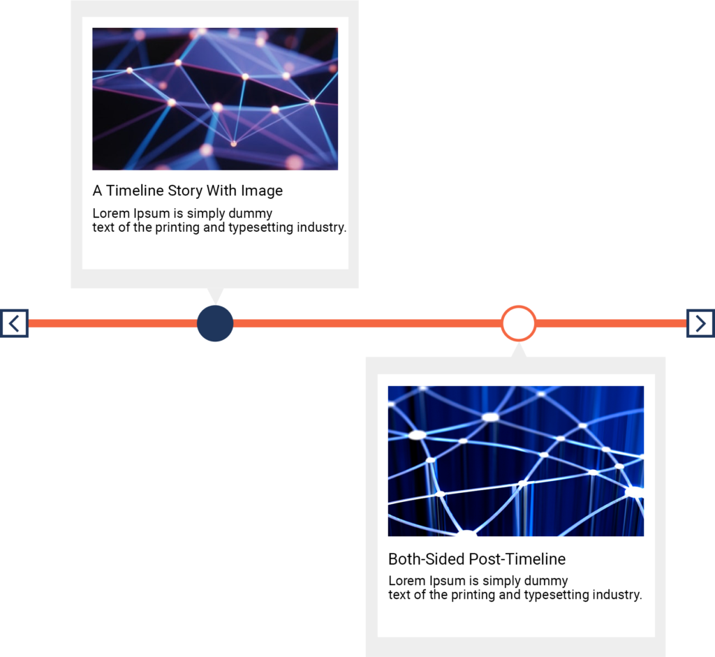 Both-Side Horizontal-Timeline