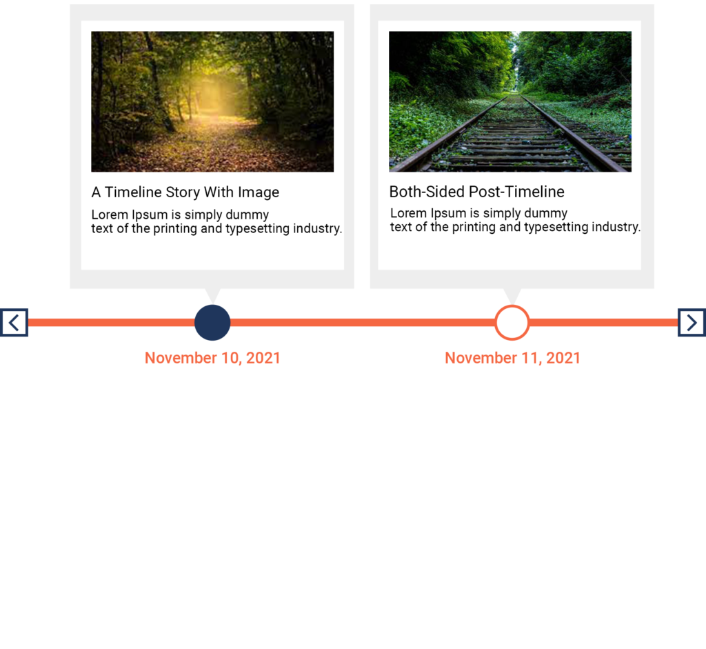 Top-Side Horizontal-Timeline