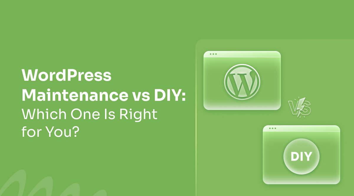 WordPress Maintenance vs DIY