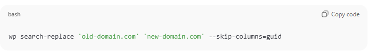 Handle database migration